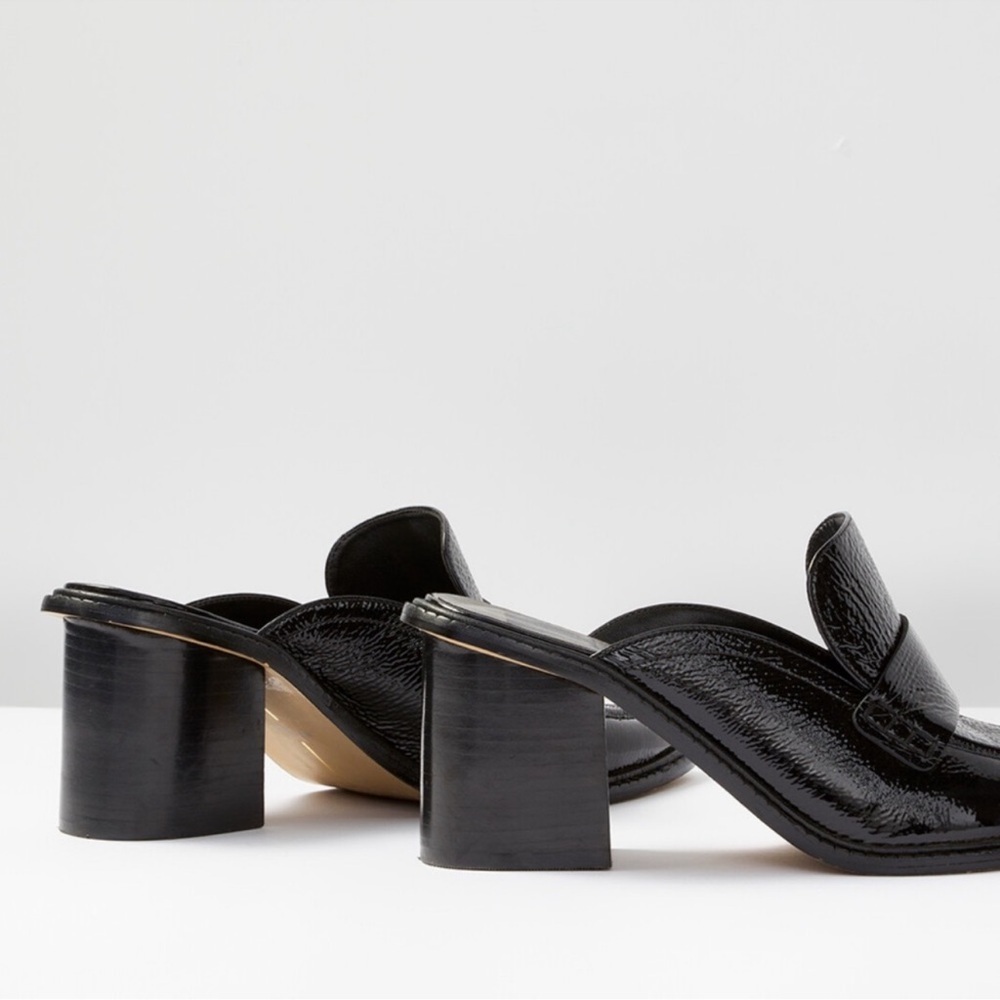 Dolce Vita Mali Heeled Loafer Mule Size 10- Made in Brazil - Picture 2 of 4